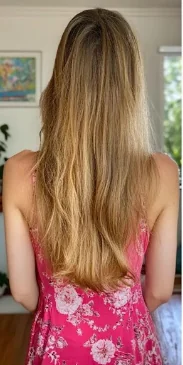 Antes, Transformação Cronocaps Hair
